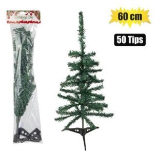 Xmas tree 60cm plastic stand (50 tips)