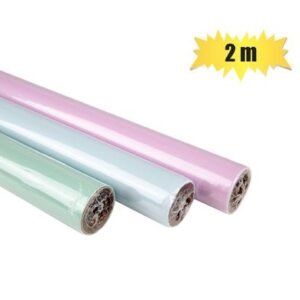 Gift-wrap 700mmx2m solid pastel colors