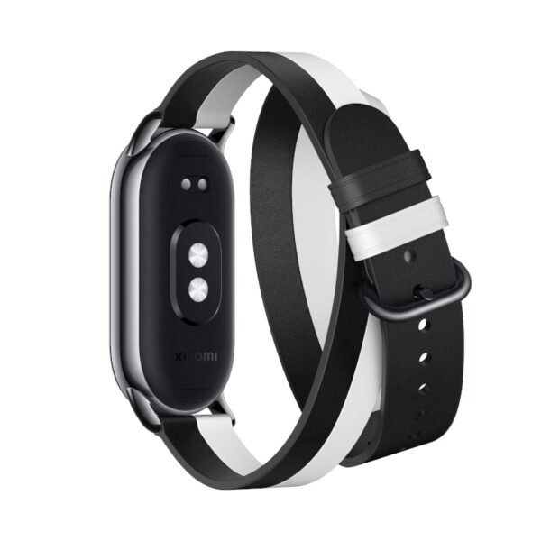 Xiaomi Smart Band 8 Double Wrap Strap - Black and white - Image 3