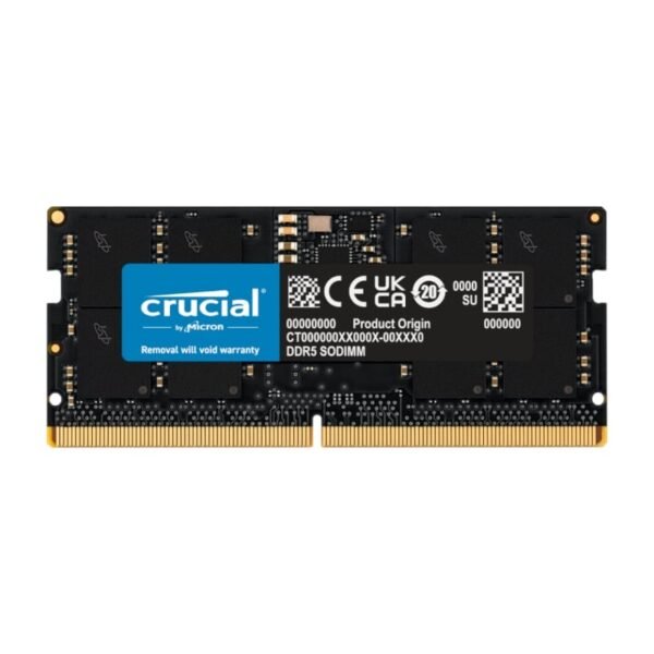 Crucial 32GB 5600MHz DDR5 SODIMM Notebook Memory