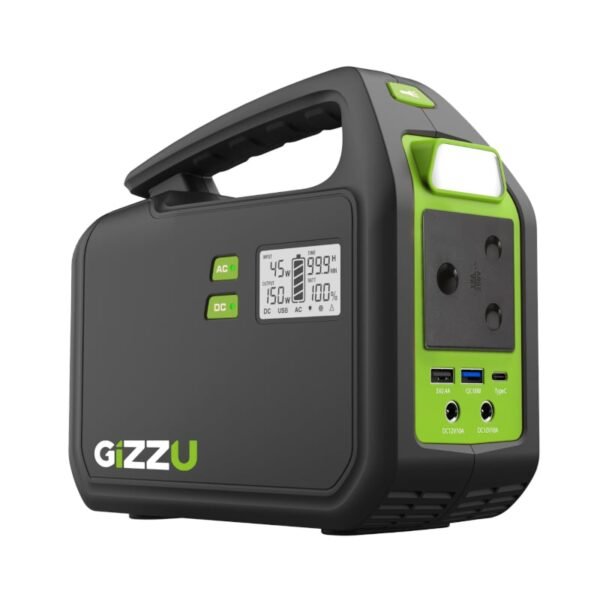 GIZZU 155Wh Portable Power Station 1 x 3 Prong SA Plug Point - Image 2