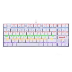 REDRAGON KUMARA Mechanical 87 Key|RGB Backlit Gaming Keyboard - White